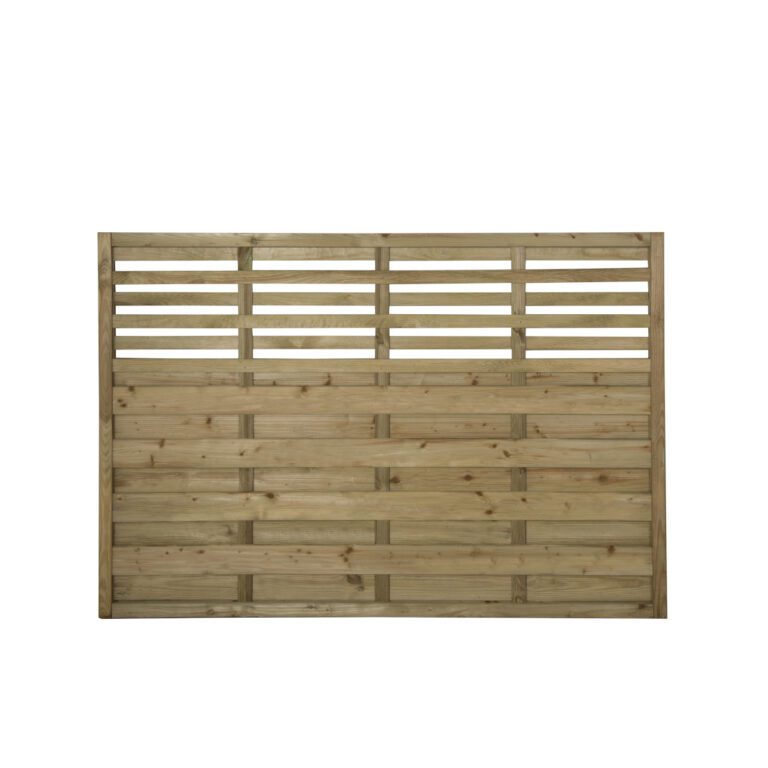 5013053153451 1 1.8m x 1.2m Pressure Treated Decorative Kyoto Fence Panel Pack of 4.jpg